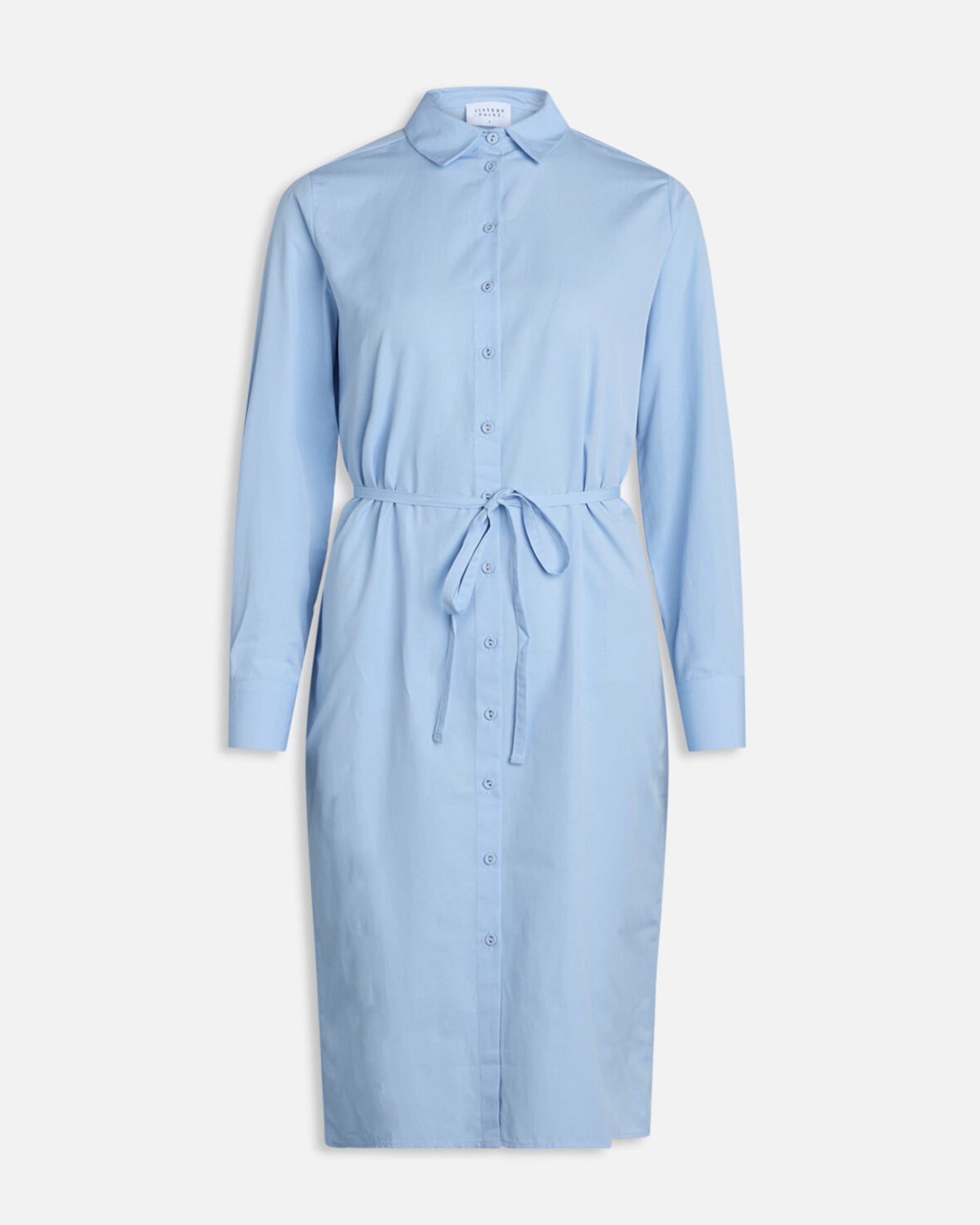 Morika Lang Skjortekjole - Medium Blå - Sisters Point