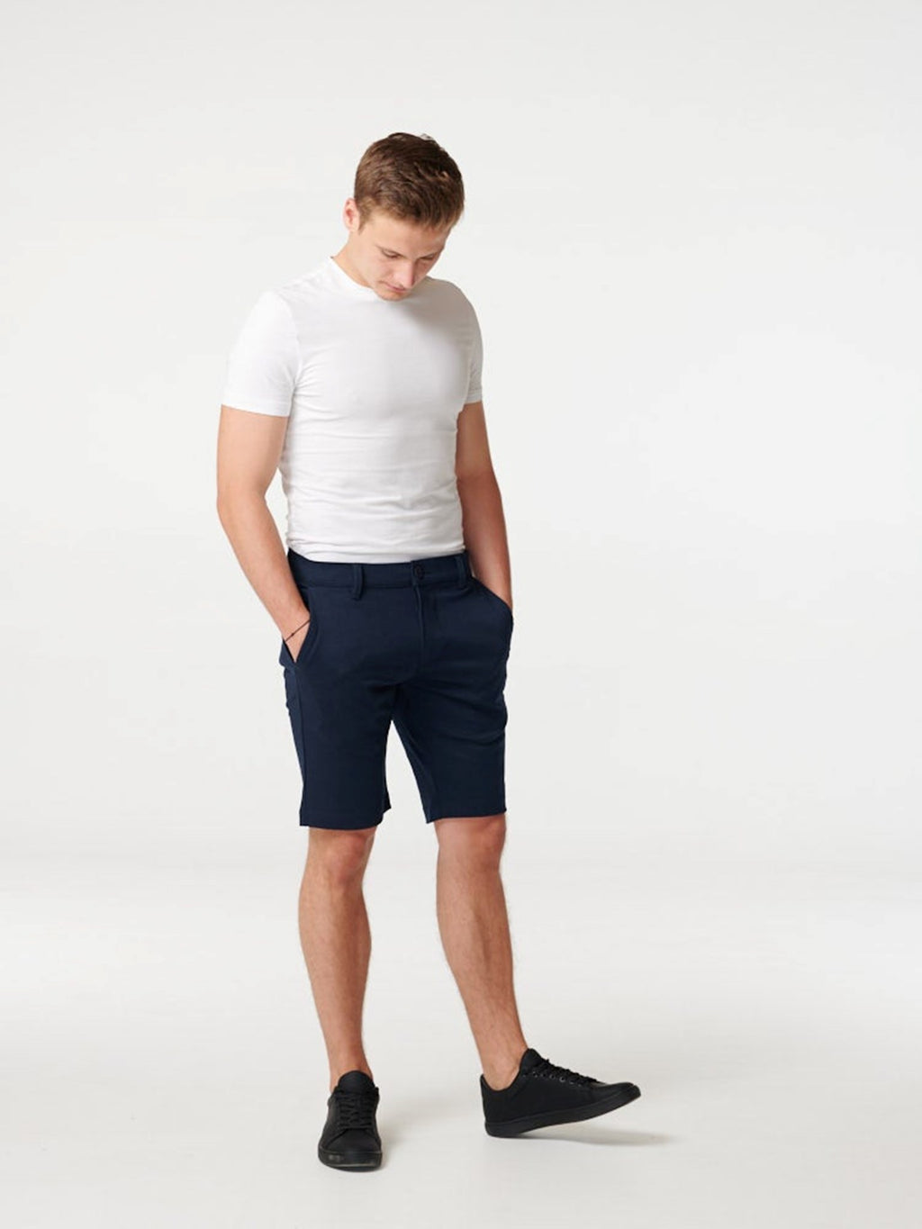Chino Shorts - Marineblå