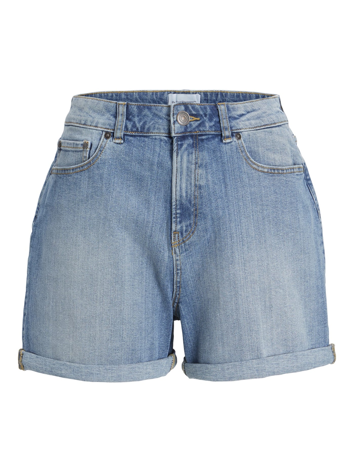 Denim Shorts - Medium Blue Denim - TeeShoppen 13