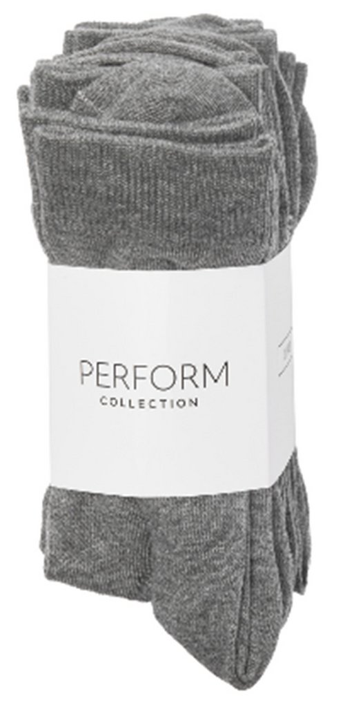 De Originale Performance-sokker 10-pakning (dame) - Gråmelert - TeeShoppen