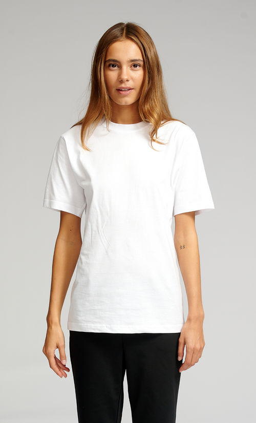 Oversized T-shirt - Hvit - TeeShoppen