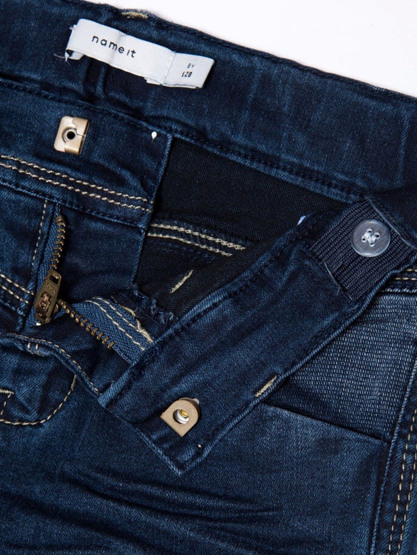 Skinny Fit Jeans - Mørkeblå Denim - Name It 5
