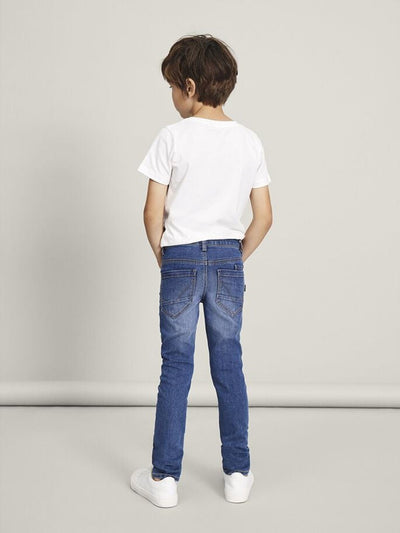 X-slim fit Jeans - Medium Blue Denim - Name It 4