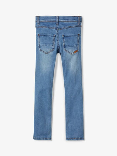 X-Slim Fit Ripped Jeans - Light Blue Denim - Name It 2