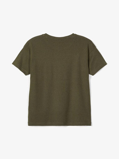 Loose fit t-shirt - Mørkegrønn - Name It 3