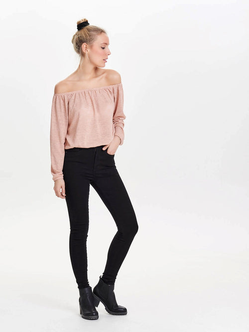 High skinny fit jeans - Svart - ONLY