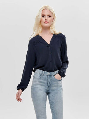 Ice Langermet bluse - Sky Capstain