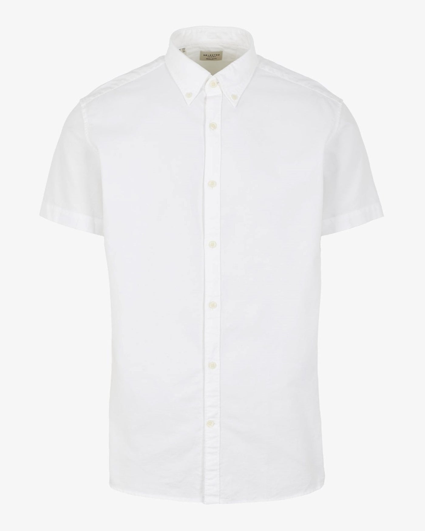 Klassisk kortermet skjorte - Hvit - Selected Homme