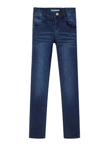 Polly skinny jeans - Mørkeblå denim