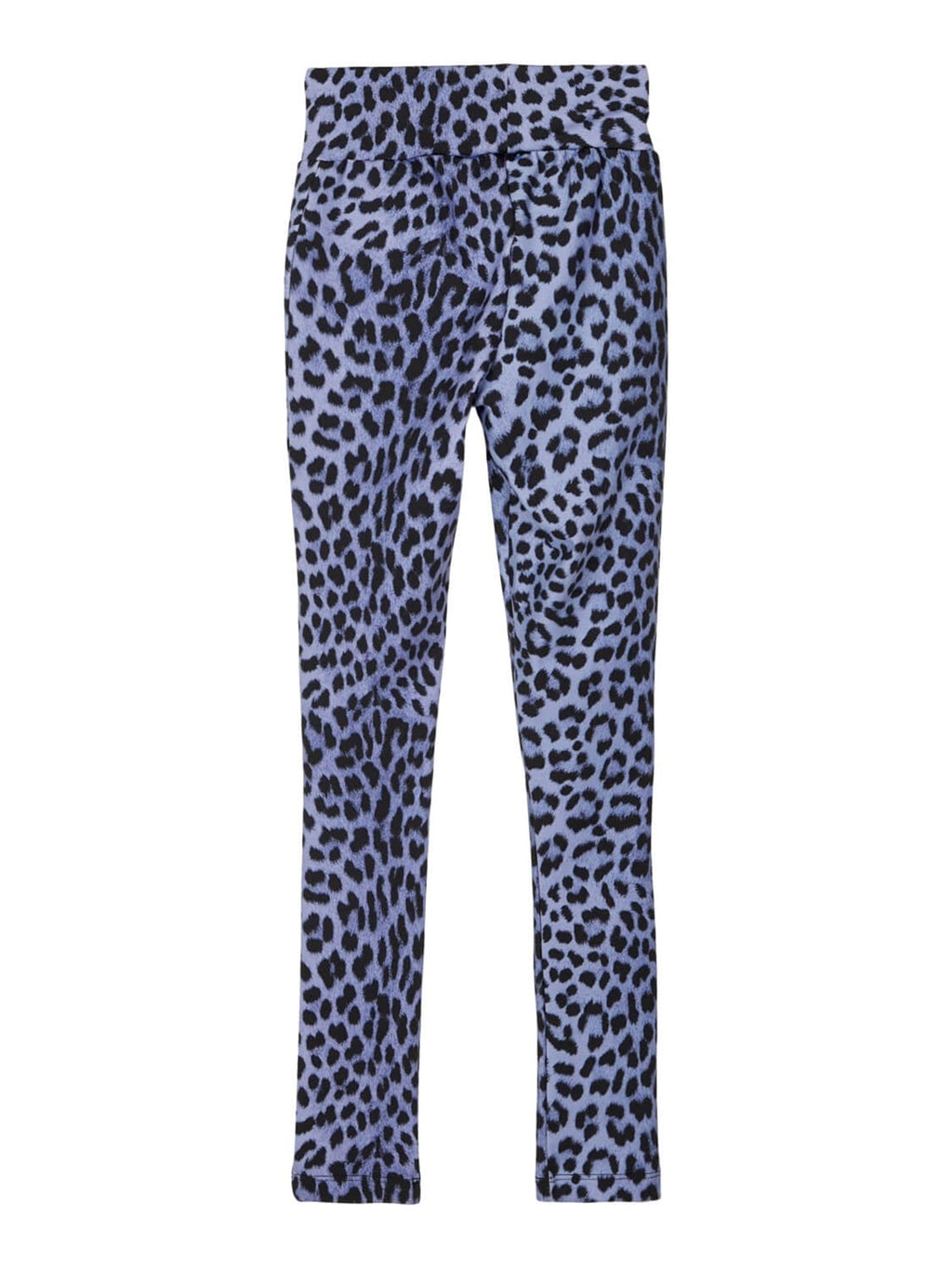 Mønstret leggings - Blå leopard