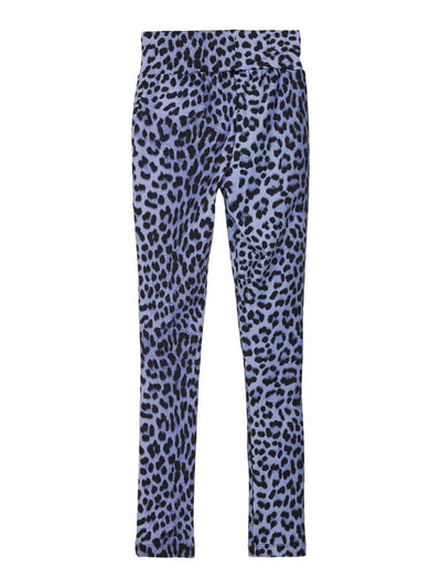 Mønstret leggings - Blå leopard - Name It