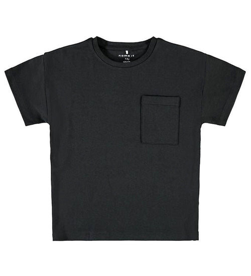 T-skjorter med lomme - Svart - Name It