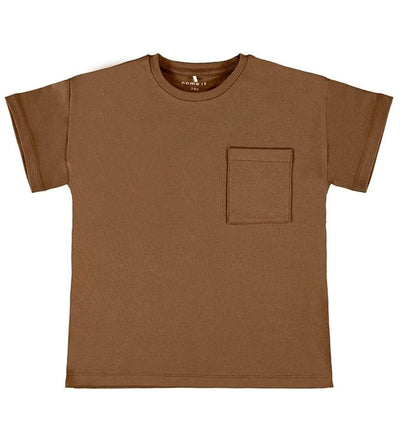 T-skjorter med lomme - Coffee - Name It