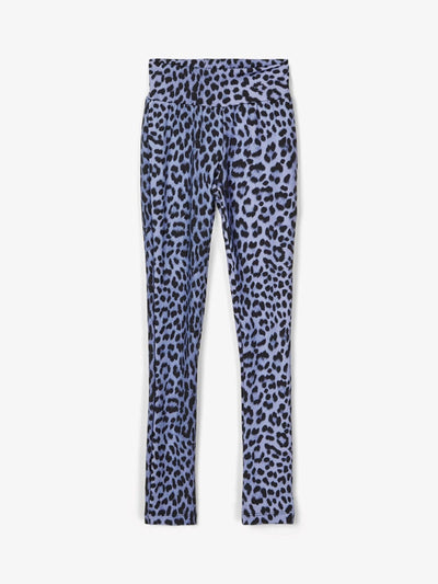 Mønstret leggings - Blå leopard - Name It 2