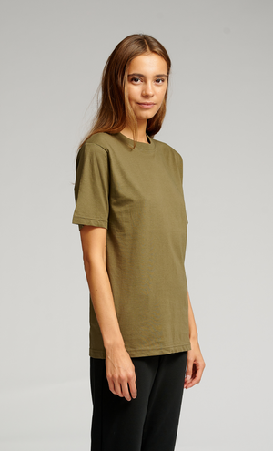 Oversized T-shirt - Armygrønn - TeeShoppen