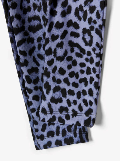 Mønstret leggings - Blå leopard - Name It 3