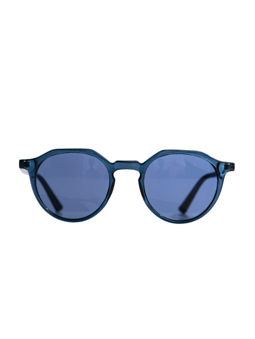 Round Sunglasses - Blå - TeeShoppen
