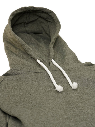 Raglan basic hoodie - Meleret Grønn - TeeShoppen 4