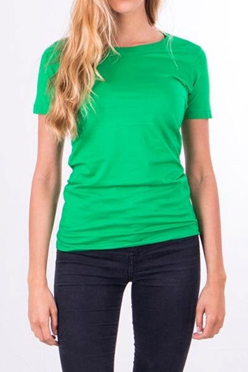 Fitted t-shirt - Grønn - TeeShoppen