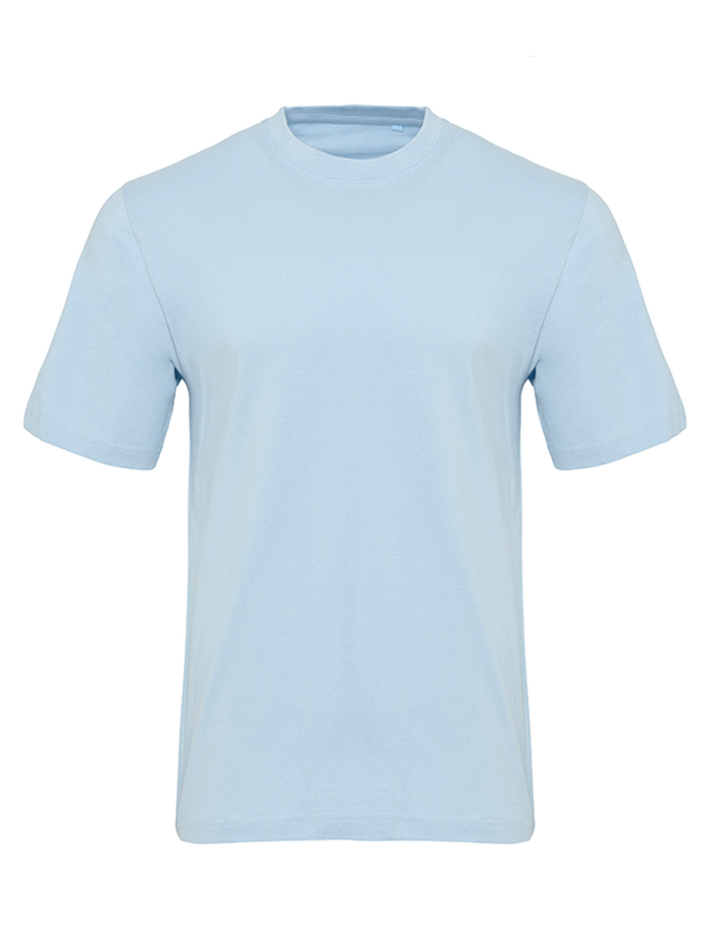 Økologisk Basic T-shirt - Lyse Blå