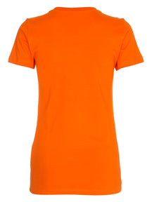 Fitted t-shirt - Oransje