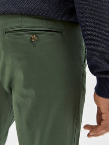 Miles Flex Chino Pants - Bronze Grønn (økologisk bomull)