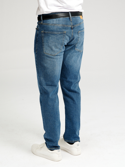 Performance Jeans (Regular) - Medium Blue Denim - TeeShoppen 8