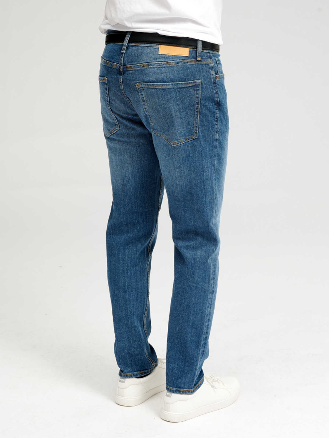 Performance Jeans (Regular) - Medium Blue Denim - TeeShoppen 6