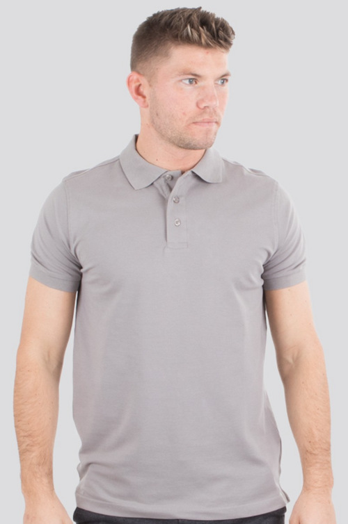Basic Polo Shirt - Grå - TeeJays