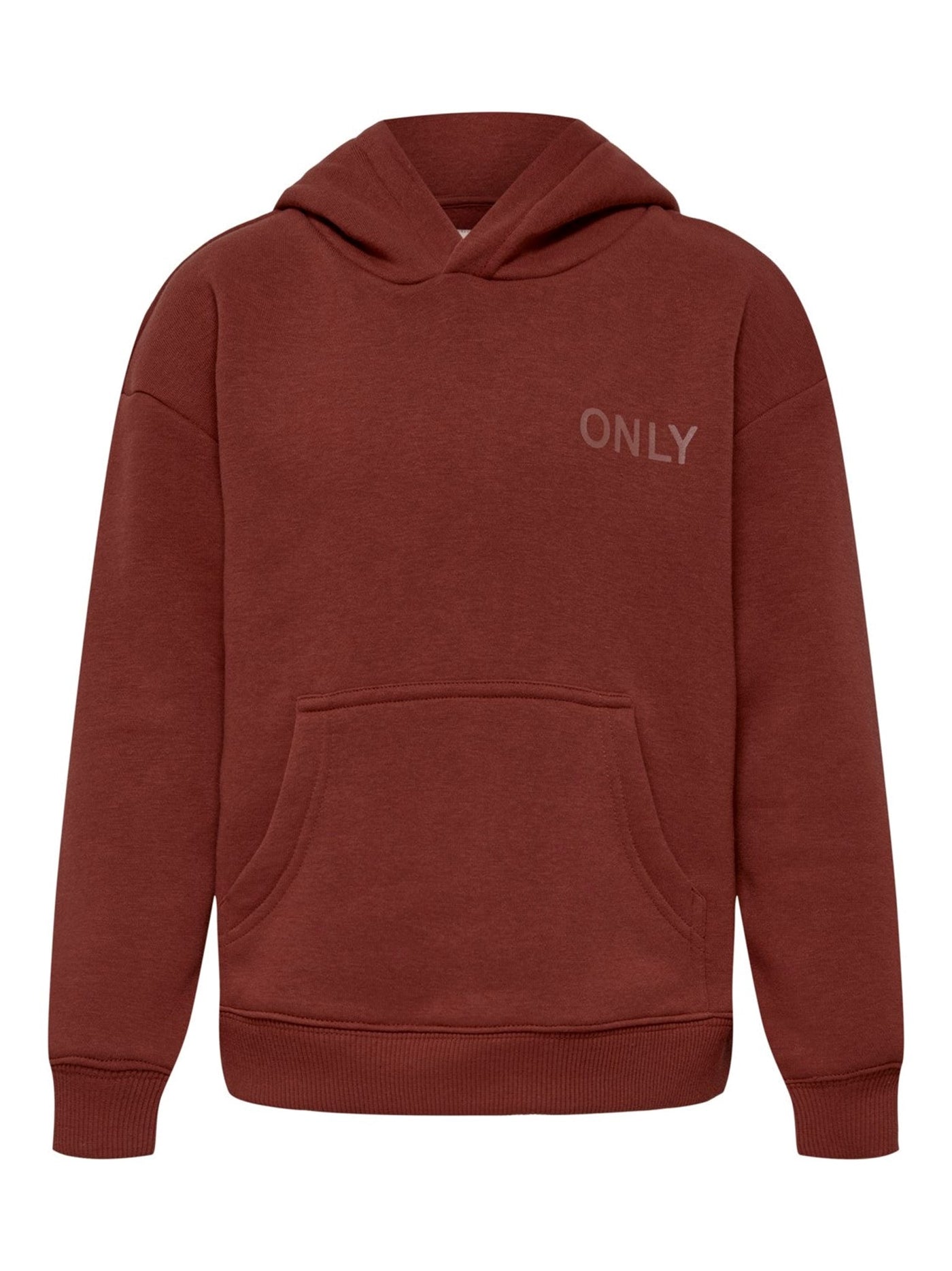 Every Life Small Logo Hoodie - Burnt Henna - Kids Only