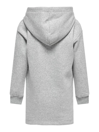 Every Life Hoodie Dress - Lysegrå - Kids Only 2