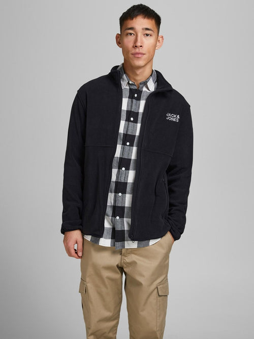 Hyper Fleece Jakke - Svart - Jack & Jones