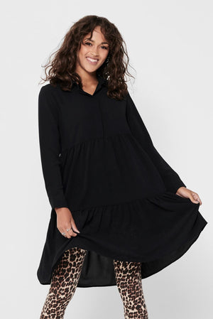 Piper Skjortekjole - Svart