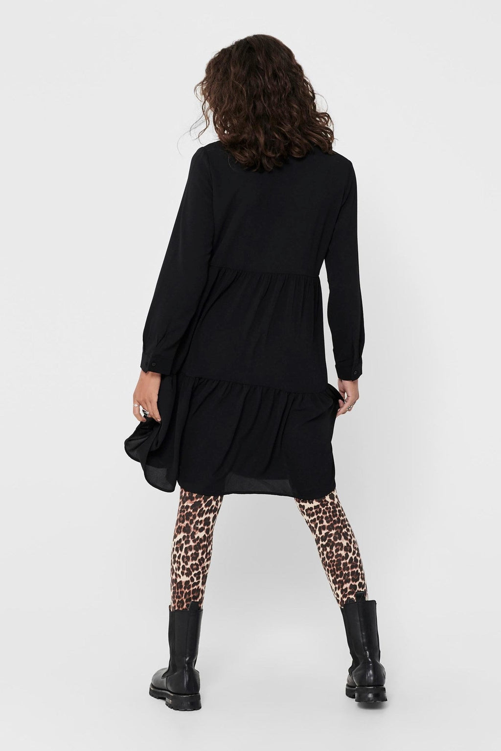 Piper Skjortekjole - Svart