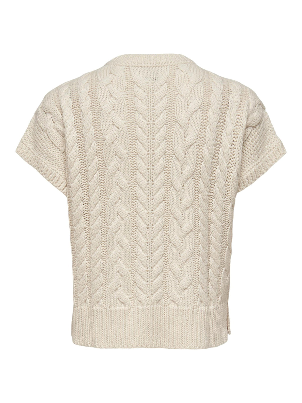 Violetta Cable Vest - Eggnog