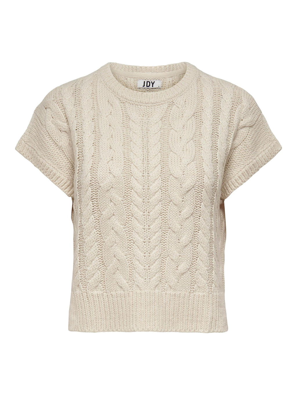 Violetta Cable Vest - Eggnog