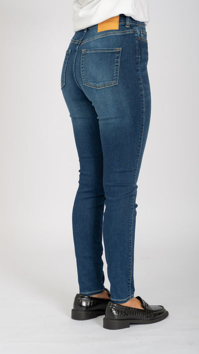 Performance Skinny Jeans - Medium Blue Denim - TeeShoppen 11