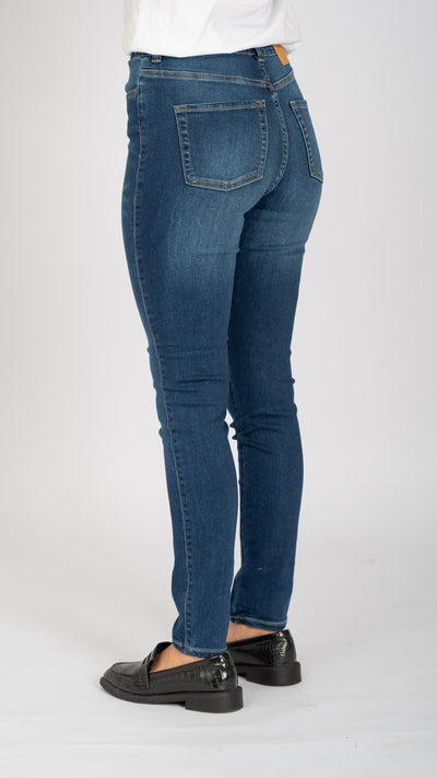 Performance Skinny Jeans - Medium Blue Denim - TeeShoppen 7