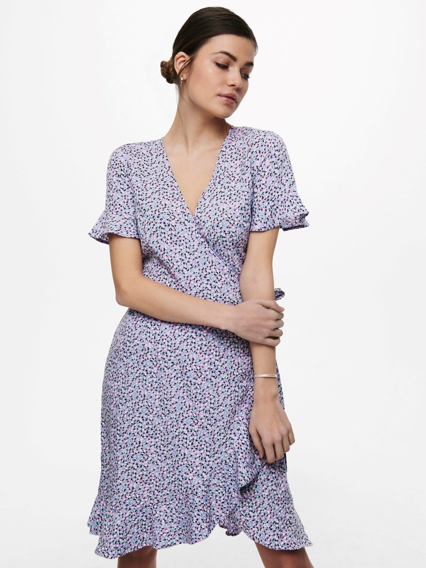 Olivia Wrap Dress - Chinese Violet - ONLY 3