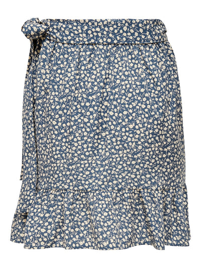 Olivia Wrap Skirt - Blue Mirage - ONLY 7