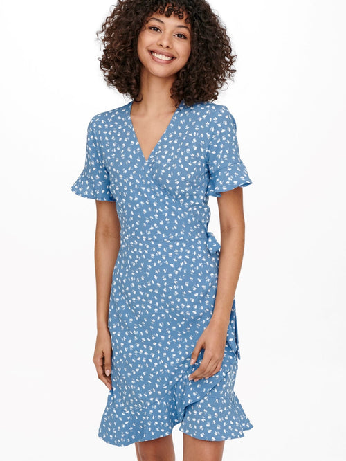 Olivia Wrap Dress - Allure - ONLY