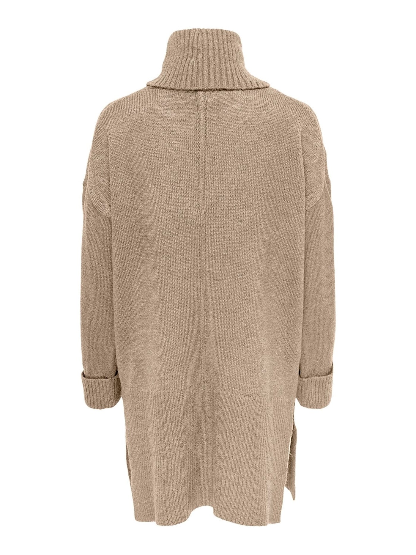 Tatiana Roll Neck Pullover - Sand - ONLY 3