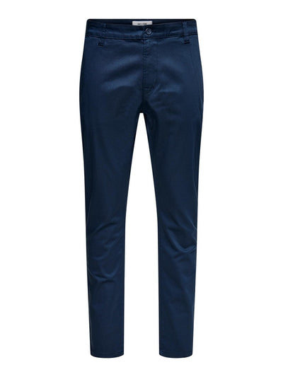 Will Life Regular Chino Pants - Dress Blues - Only & Sons