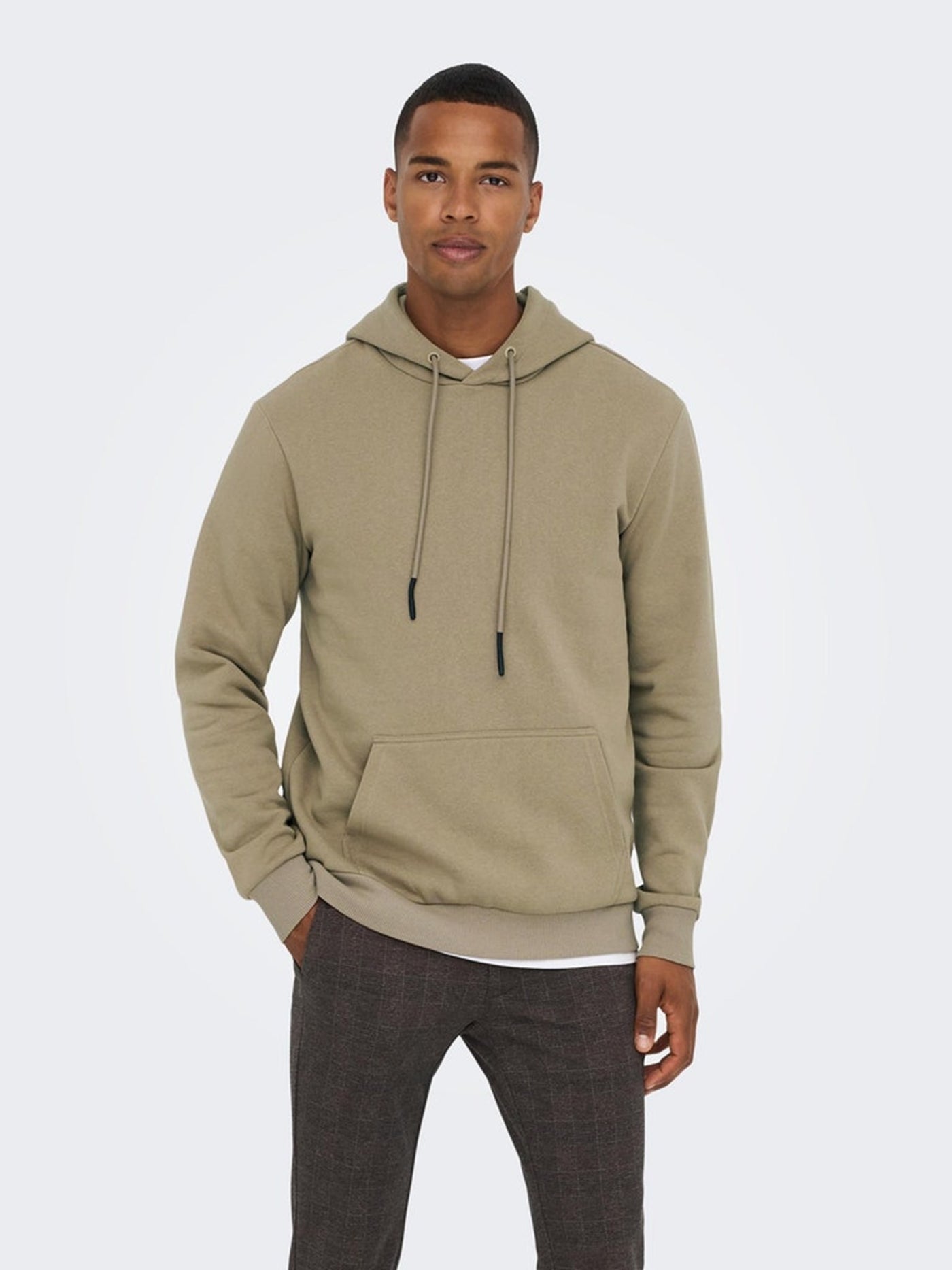 Classic Sweat Hoodie - Chinchilla - Only & Sons 3
