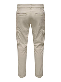 Cam Stage Cargo Pants - Silver Lining