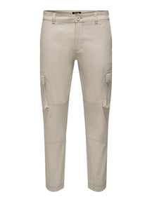 Cam Stage Cargo Pants - Silver Lining