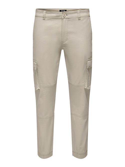 Cam Stage Cargo Pants - Silver Lining - Only & Sons