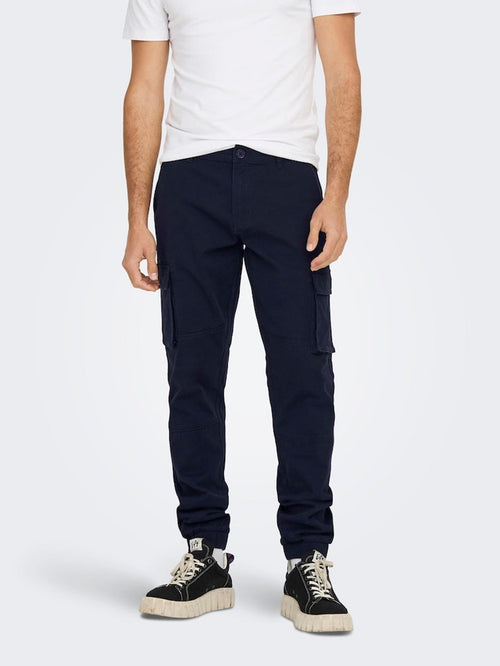Cam Stage Cargo Pants - Dark Navy - Only & Sons