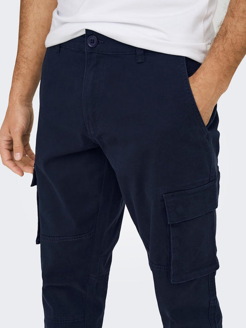 Cam Stage Cargo Pants - Dark Navy - Only & Sons