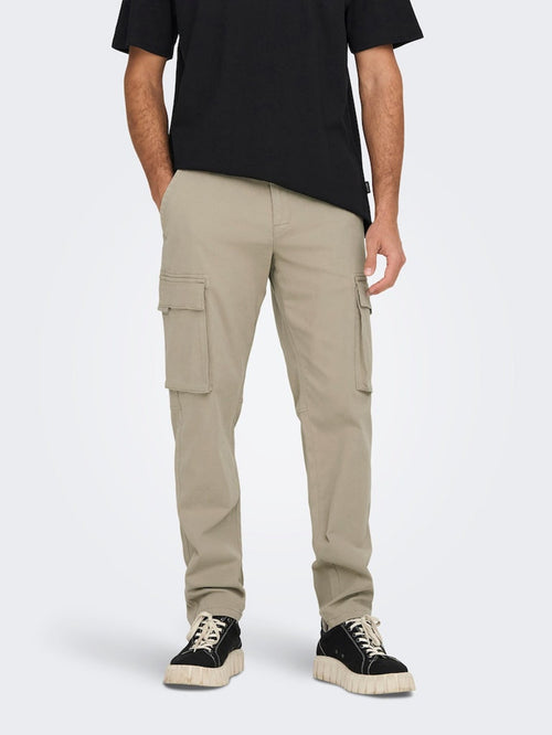 Next Cargo Pants - Chinchilla - Only & Sons